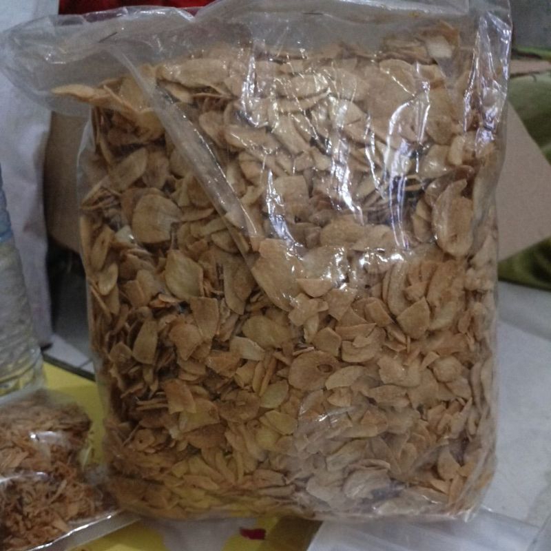 

Bawang Putih Goreng Asli Tanpa Tepung 200gr/500gr/1kg