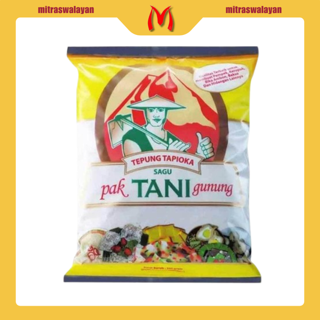 

Tepung Tapioka Cap Pak Tani Gunung Kemasan 500 gr