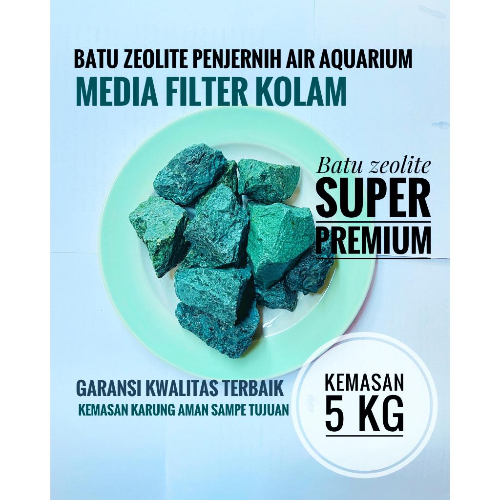 5 kg Batu Zeolit Zeolite Penjernih Air Filter Air Kolam Aquarium