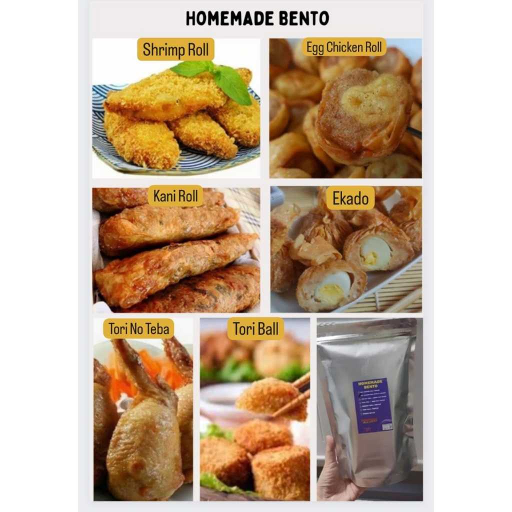 

Bento Home Made Enak Lezat No Vetsin Kualitas Premium Terjamin Maknyus Bintang Lima Tanpa Pengawet No Vetsin No MSG lezat sedap asli