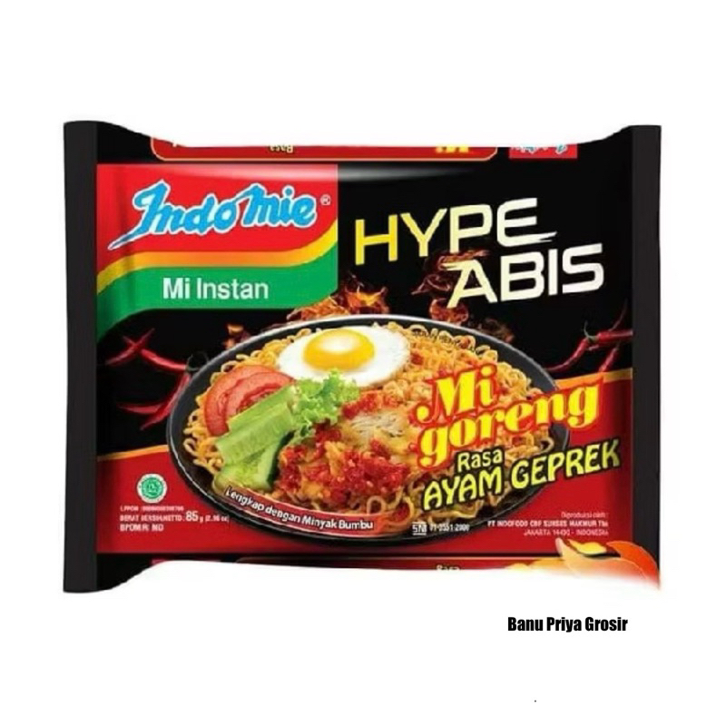 

Mie Instan Indomie Hype Abis Ayam Geprek 85GR