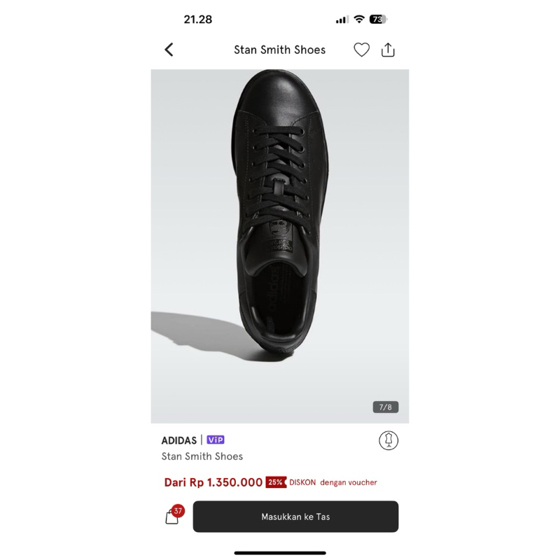 Adidas Stan Smith Black Shoes