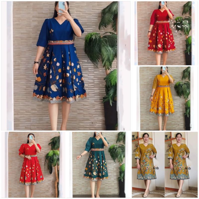 Tunik cantik unggul jaya jumbo/tunik murah unggul jaya/tunik batik cantik