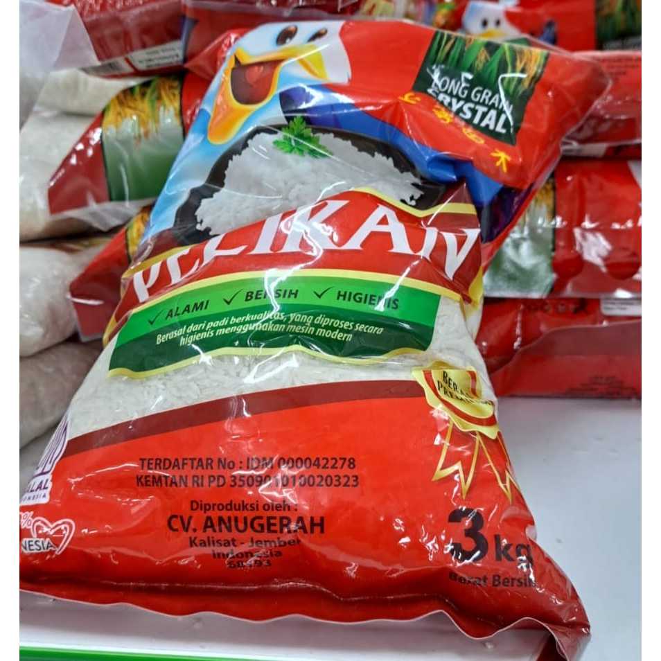 

Beras Pelikan premium putih