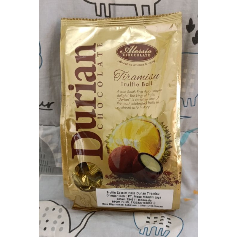 

Alessio Truffle Ball Chocolate Durian Tiramisu 200 gram