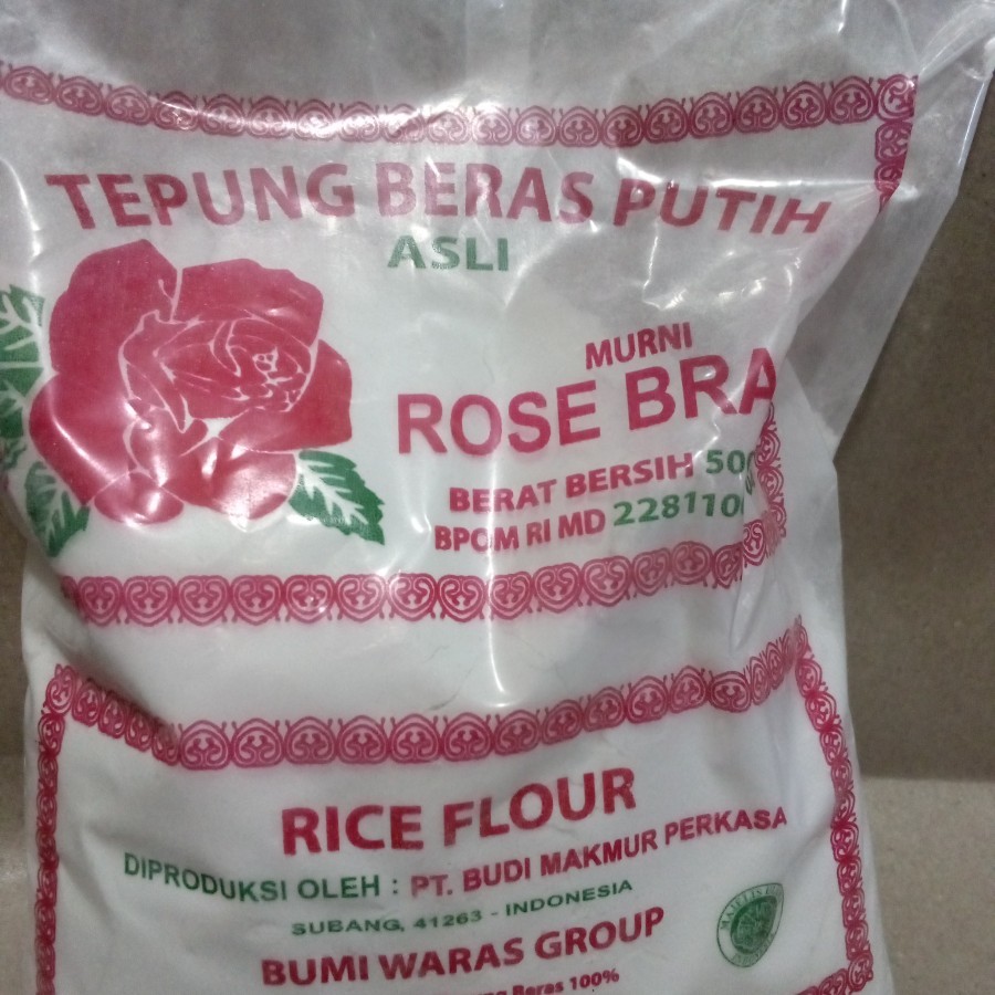 

Tepung Rose Brand Beras Putih (Rice Flour) / Ketan Putih (Glutinous Rice Flour)