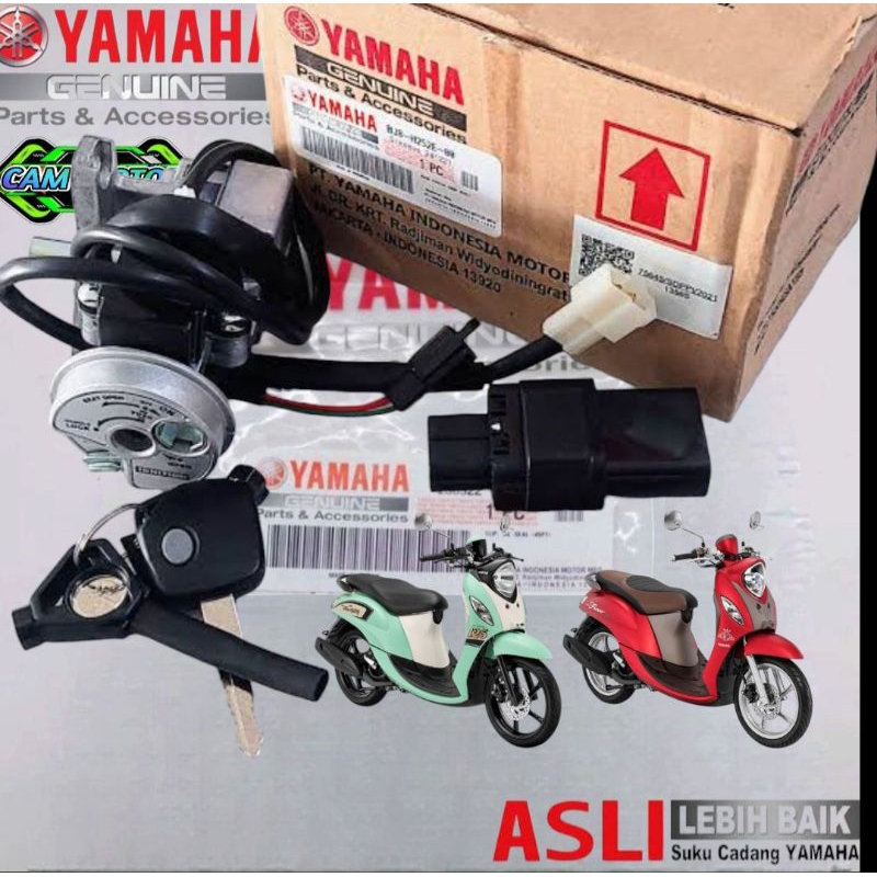 KUNCI KONTAK FINO FI 125 FINO GRANDE 125 REMOT BJ8-H252E-00 ORIGINAL YAMAHA