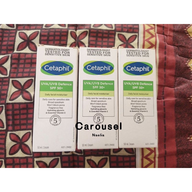 Cetaphil Daily Facial Moisturizer UVA/UVB Defence - SPF 50++