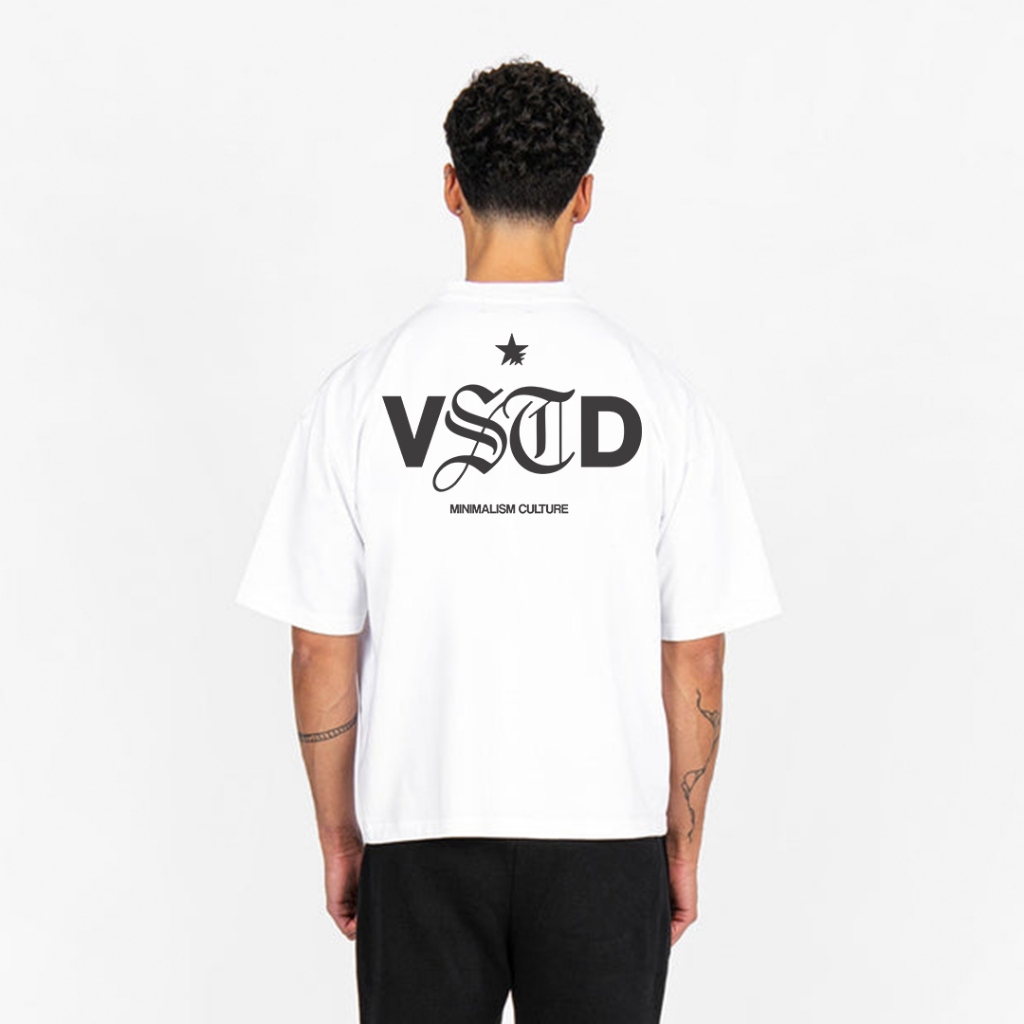 Verklig Studio Kaos Boxy Fit Oversize Vast Heavyweight Tshirt Natural White - Cotton Combed 20s