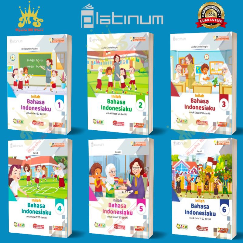 Bahasa Indonesia SD Kelas 1,2,3,4,5,6 Kurikulum Merdeka Revisi Terbaru (Tiga Serangkai)