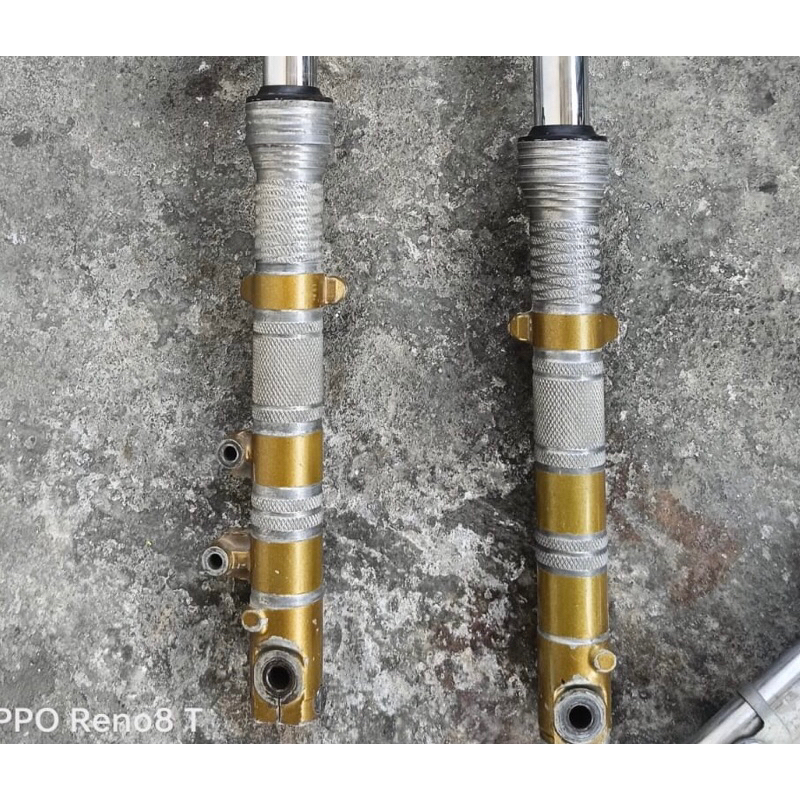 Bottom tabung skok depan ninja R original bubut