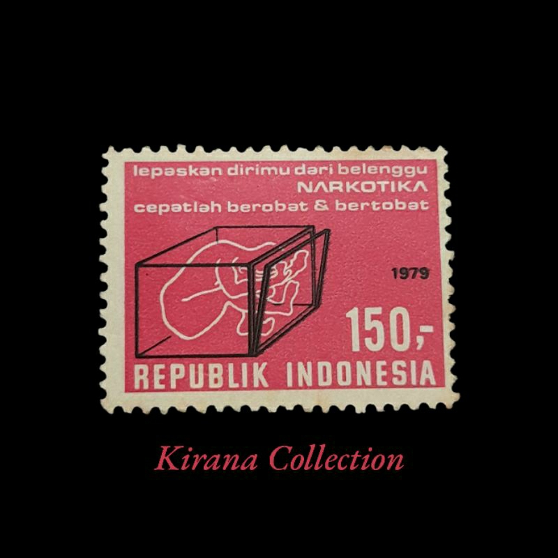 

LOT F344 KOLEKSI PRANGKO INDONESIA I-231 1V ANTI NARKOTIKA 1979