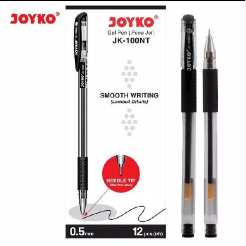 Pulpen Joyko Gel joyko JK100NT (isi 12 pcs)