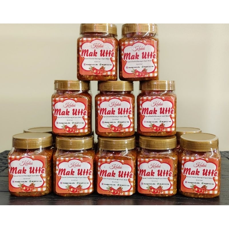 

Sambal Bawang Original Kedai Mak Utte 100ml