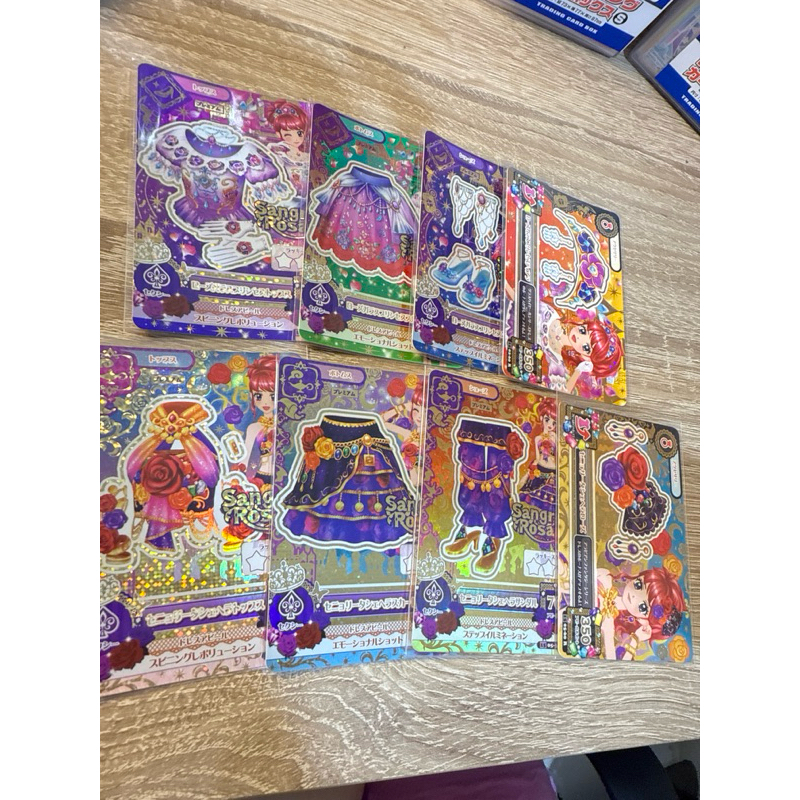 Aikatsu Juri Sangria rose Premium Coord Rose Glass Princess & Senorita Scheherazade dan satuan