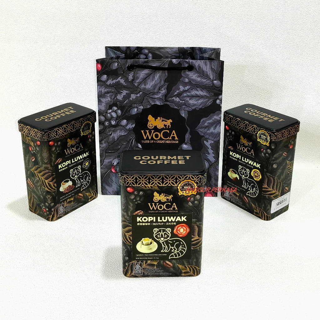 

Kopi Luwak Gayo 3 Pcs - Woca Gourmet [Kemasan Kaleng]