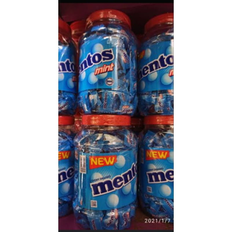 

MENTOS JER RASA MINT ISI 200 pcs/toples