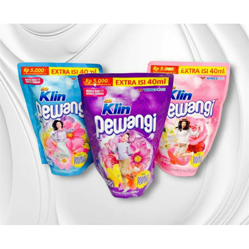 SOKLIN PEWANGI & PELEMBUT PAKAIAN | SOKLIN PEWANGI DOUBLE PERFUME | SOKLIN PEWANGI 320ml POUCH