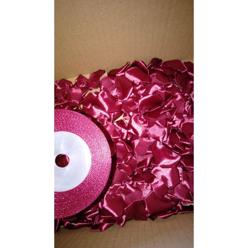 

pita satin siap pakai isi 50 tersedia berbagai macam warna