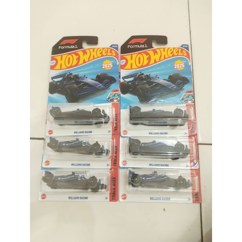 williams racing hotwheels biru track aces