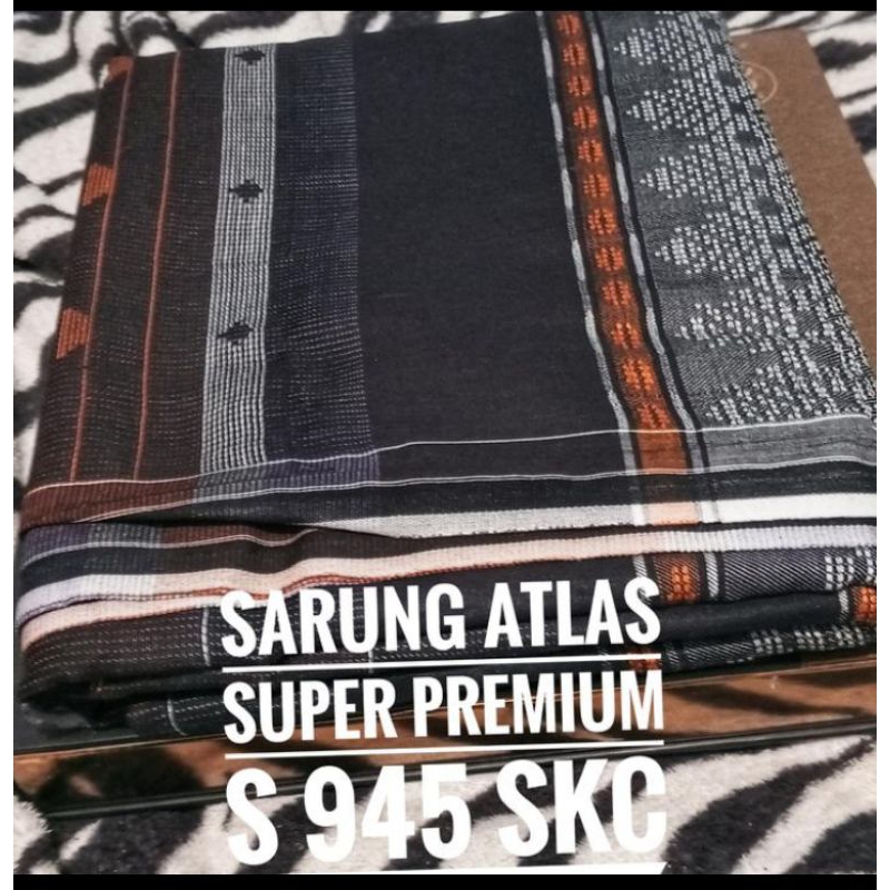 Sarung Atlas Super Premium S.945 Black Series (Bekas Pakai) – 100% Original