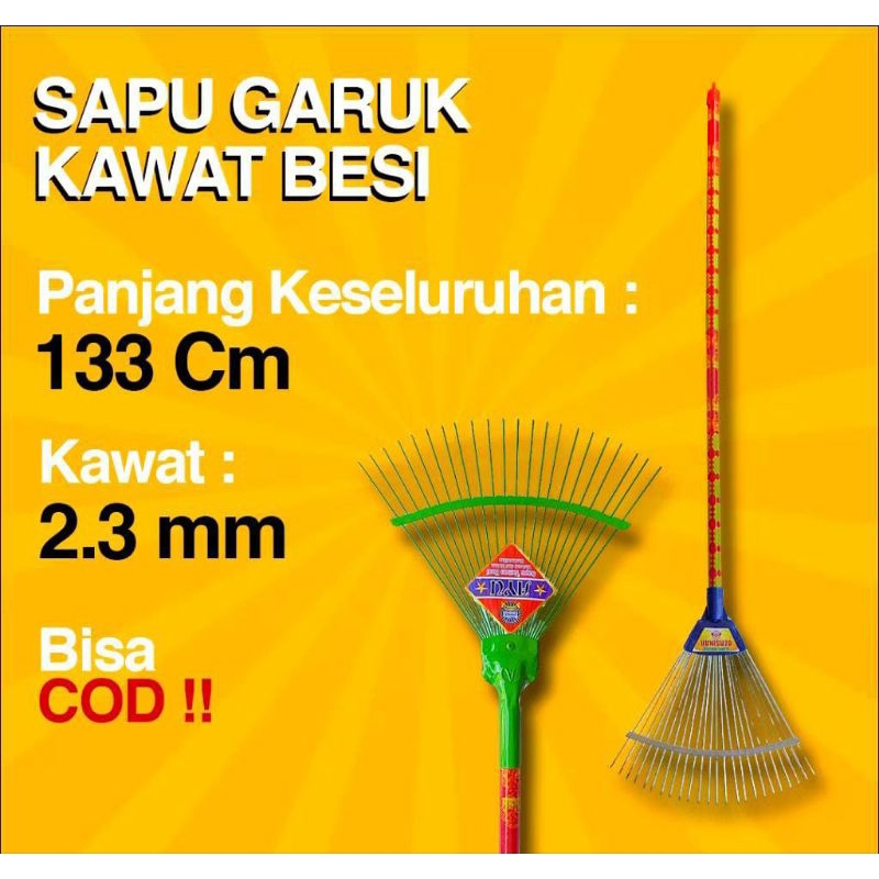 GARUK SAMPAH GARUK SAPU BESI SAPU SAMPAH