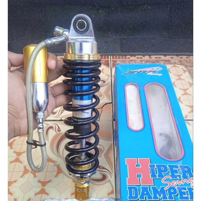 Shock Tabung pisah original SRK Thailand (Tabung fungsi) uk 305mm universal matic Mio Fino soul beat