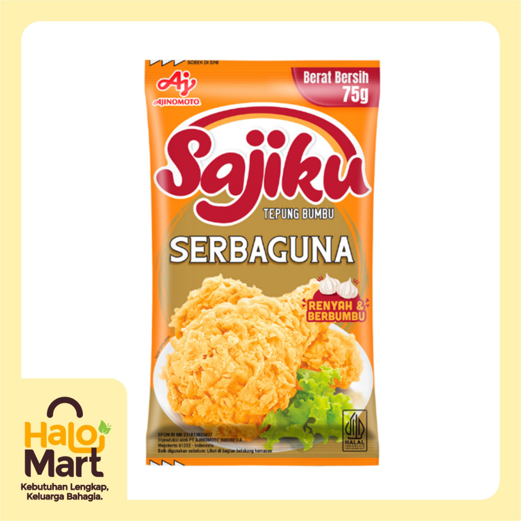 

SAJIKU TEPUNG BUMBU SERBAGUNA 75G