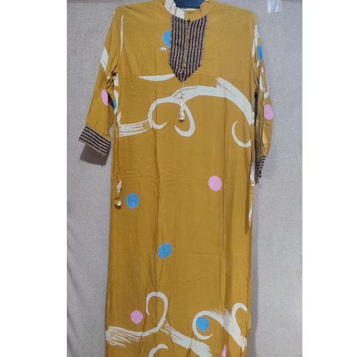 daster renda lengan panjang