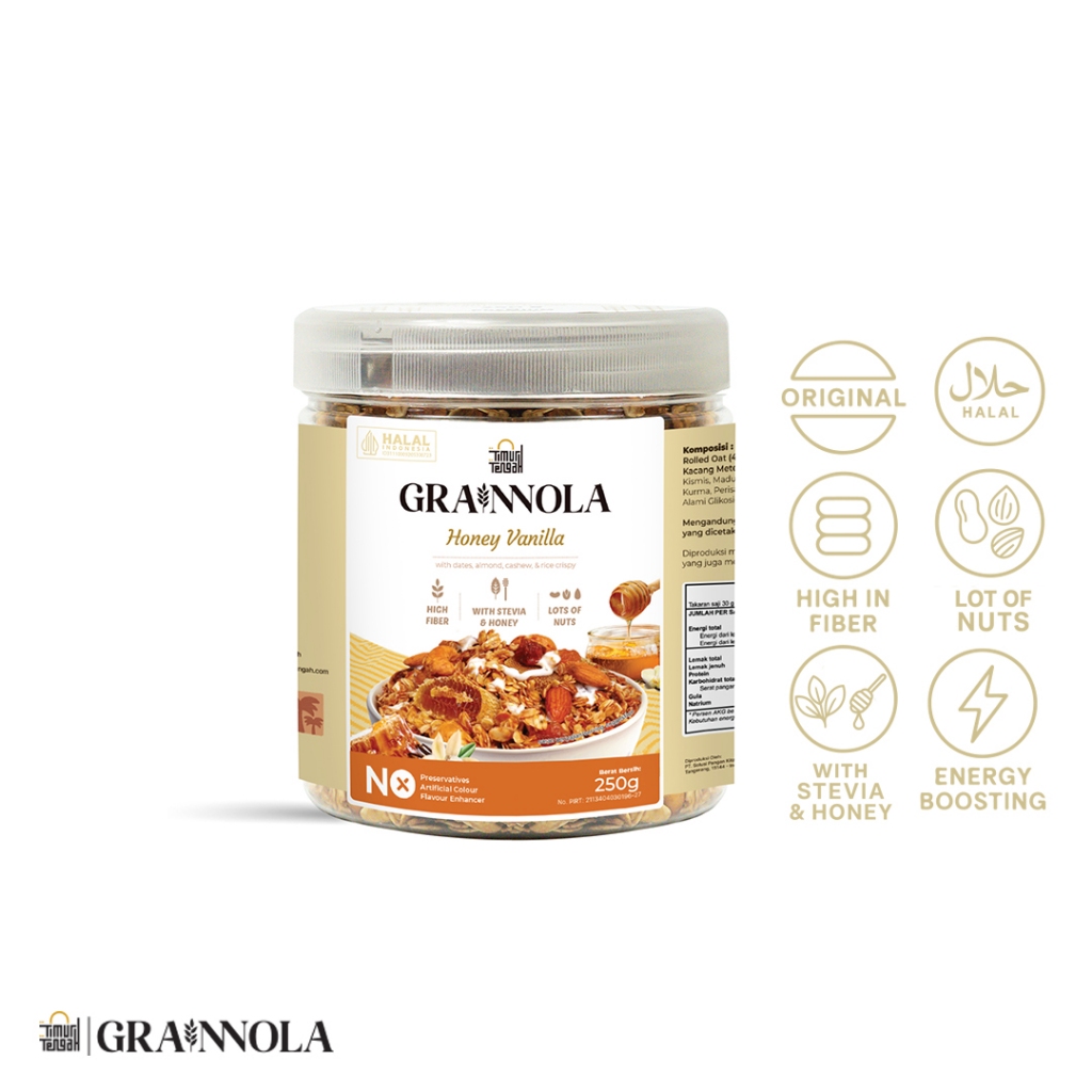 

Timur Tengah Granola Vanilla Honey 250gr Sereal Makanan Sehat