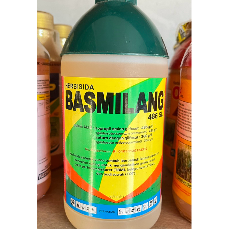 HERBISIDA BASMILANG 486 SL /1 Liter/ Racun Rumput & Gulma Sampai Akar