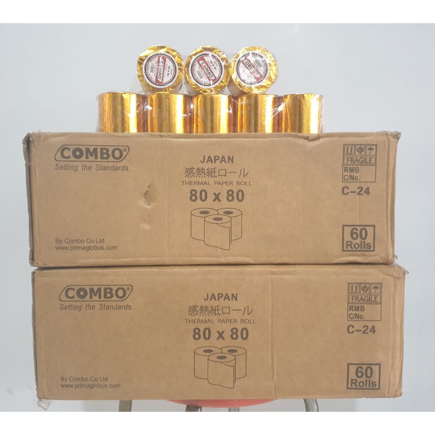 

Kertas Struk Kasir Thermal 80 x 80 Kasir Roll Combo 80x80 Thermal