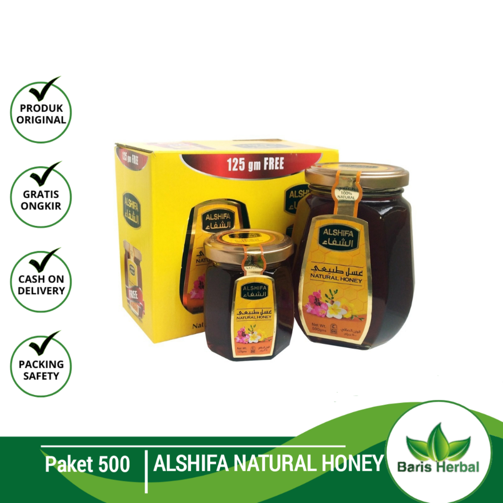 

Madu Al Shifa 500gr Free Al Shifa 125gr Original Madu Alshifa 500gr Free 125gr | Kashmir Combo Pack