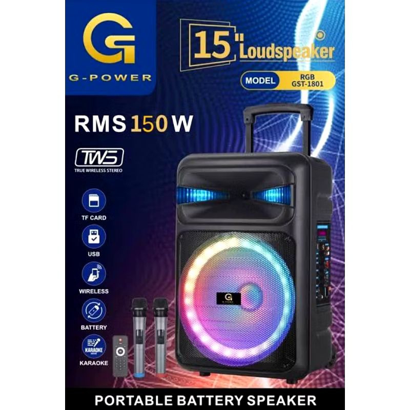 Speaker Aktif Bluetooth G Power GST-1801 RGB