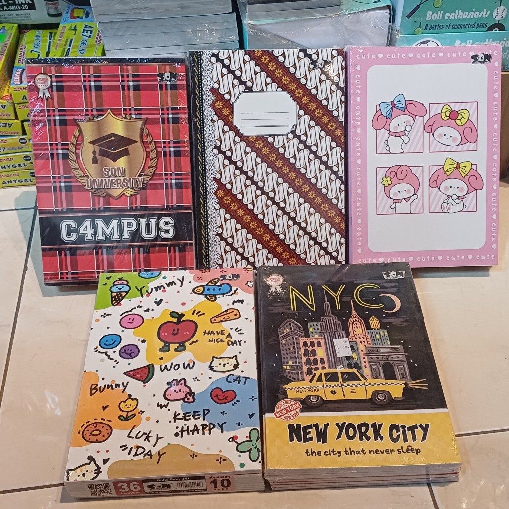 

SON BUKU TULIS BOXY 36 LEMBAR 1 PAK ISI 10 BUKU