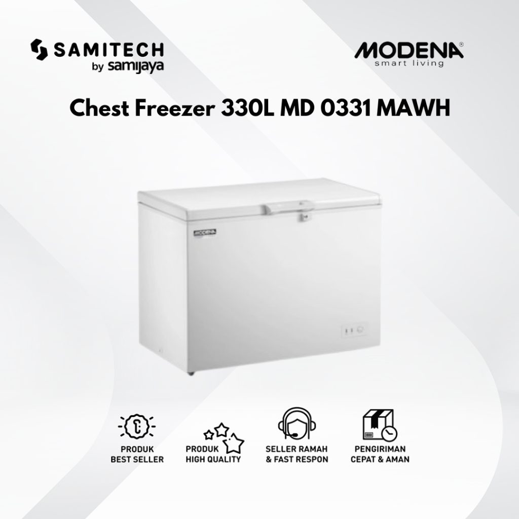 Modena Chest Freezer 330L MD 0331 MAWH / MD 0331 / MD0331MAWH Freezer Box 330 Liter