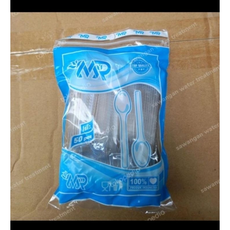 Sendok Plastik / Sendok Teh / Sendok Es Cream isi 50 pcs