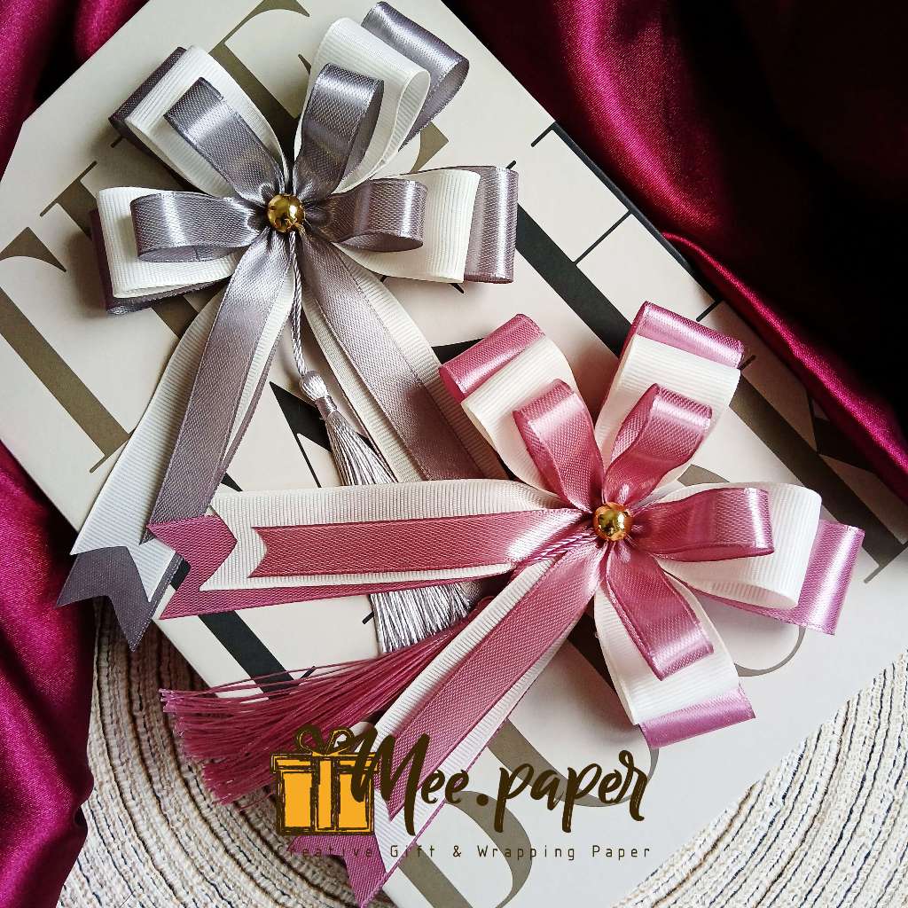 

Pita Jadi Grosgrain, Pita Hampers, Pita Parcel, Pita Kado, Pita Satin Grosgrain Tassel - Polos Series