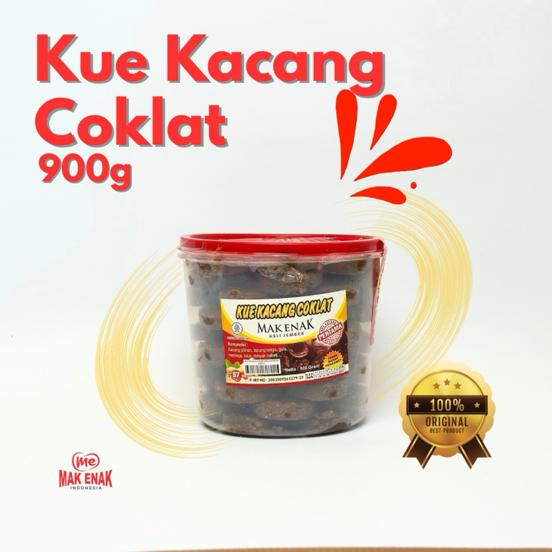 

KUE KACANG COKLAT 900 GRAM - MAK ENAK ASLI JEMBER OFFICIAL STORE
