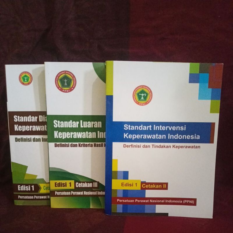 PROMO/BUKU FARMASI/PAKET 3 BUKU PPNI..SDKI,SLKI,SIKI EDISI TERBARU
