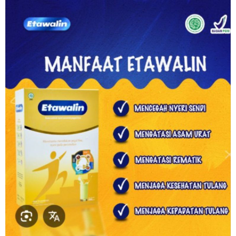 

Susu Tulang dan Sendi Etawalin