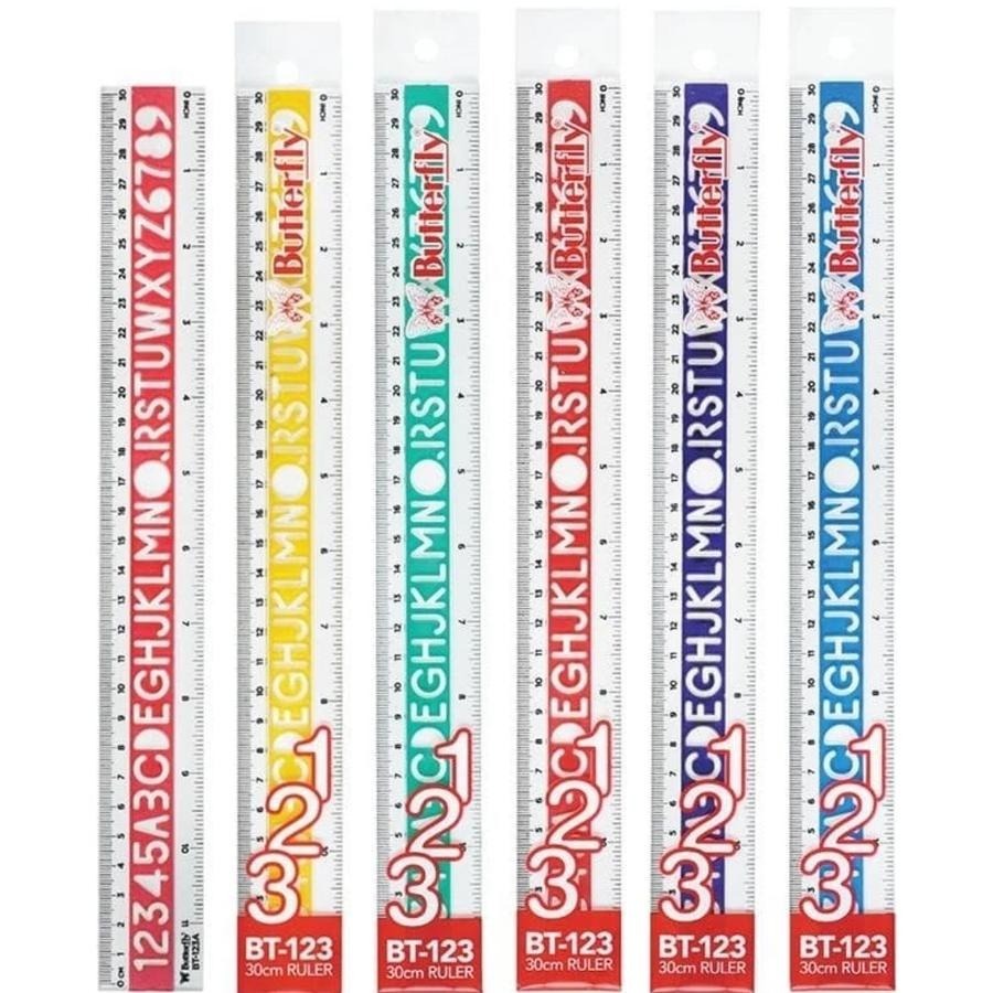 

BUTTERFLY - PENGGARIS / ROL / RULER BT-123 30CM