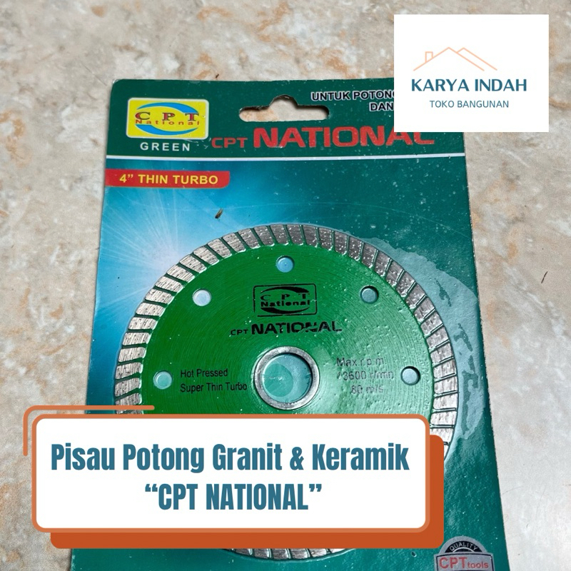 Pisau Gerinda/Diamon Wheel Potong Granit/Keramik MURAH "CPT NATIONAL"