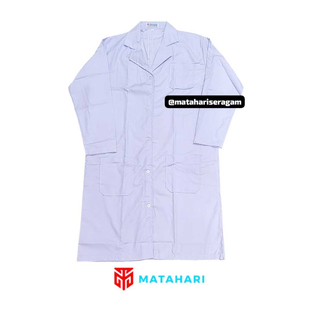 Matahari Seragam / Baju Lab Lengan Panjang / Jas Lab / Baju Praktikum