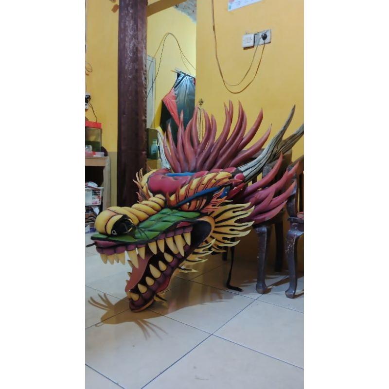 kepala layangan naga dm40 siap lomba