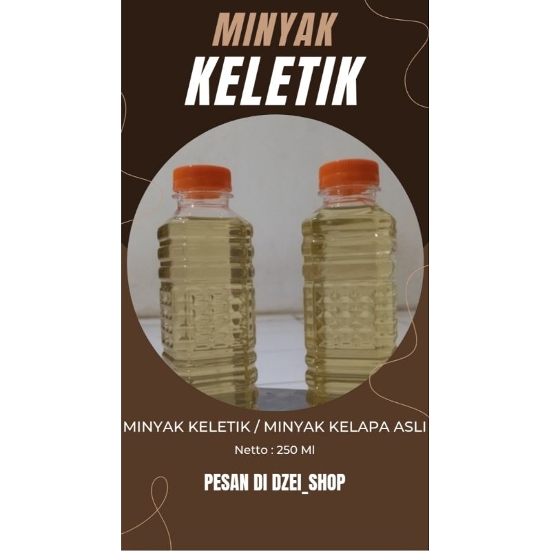 

Minyak keletik 250 Ml / minyak kelapa asli