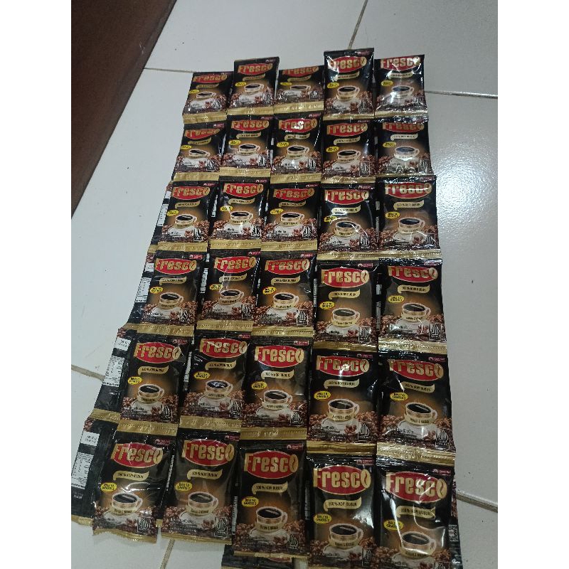 

Kopi Fresco Mini satu renteng isi 12 bungkus