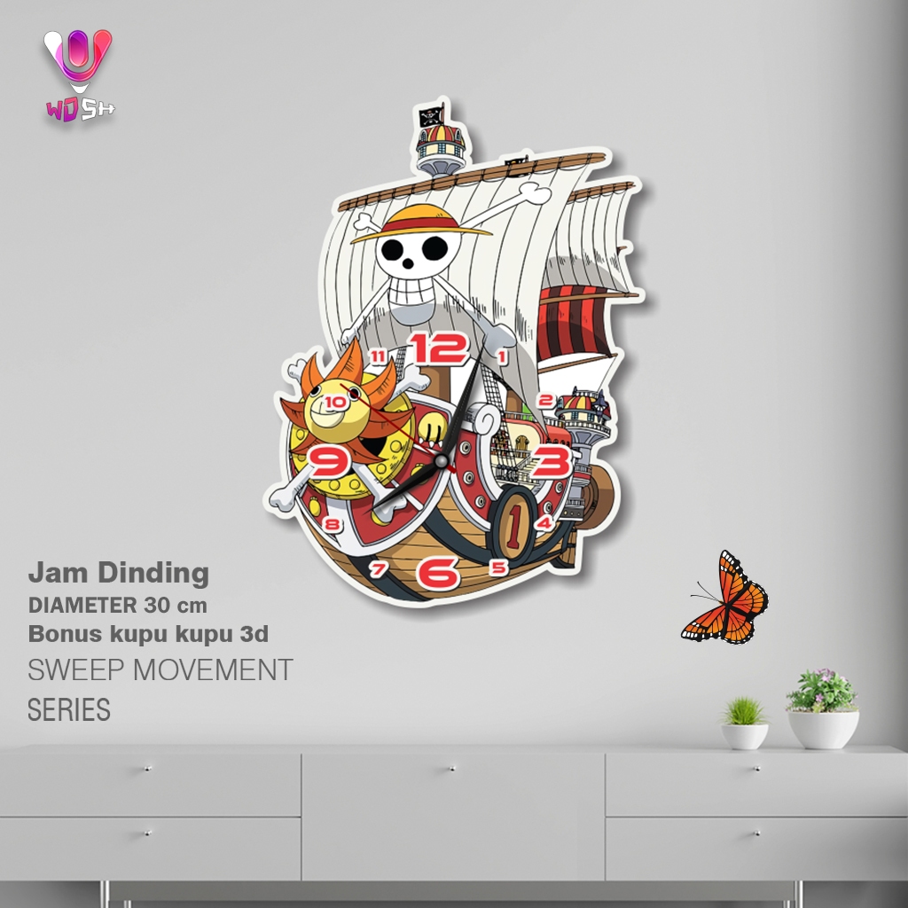 Jam Dinding One Piece