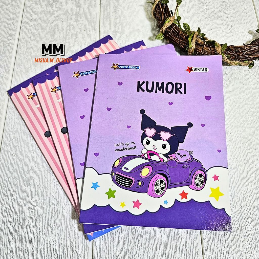 

(10PCS) BUKU TULIS KUROMI CINNAMOROLL /BUKU TULIS NEWSTAR KARAKTER/BUKU TULIS ISI 38 LEMBAR/BUKU UKURAN PENDEK/KWARTO