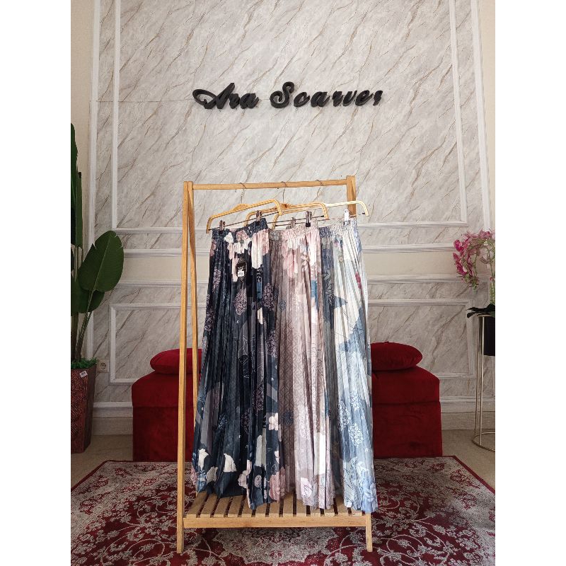 Rok Plisket Motif Rania Florentine